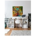 thumbnail image 2 of Tanager Birds Painting Print on Wrapped Canvas, 2 of 7