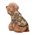 thumbnail image 5 of Fotbe Squirrel Mushroom Yellow Flower Print Small Dog Sweater Hoodies Pet Grey Hooded Soft Fleece Sweatshirts with Pocket Fall Winter Puppy Cat Sweaters Warm Clothes-X-Large, 5 of 7