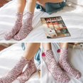 thumbnail image 4 of 5 pares de calcetines difusos, calcetines de lana, regalos de Navidad para mujeres, acogedores y cálidos, talla única Afortunado Sencillez, 4 of 5