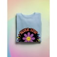 thumbnail image 3 of Never Stop Being You Sweatshirt Women -Smartprints Designs, Female XX-Large, 3 of 4