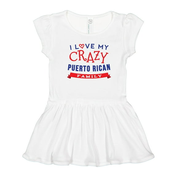 Inktastic Funny Puerto Rican Family Reunion Girls Toddler Dress