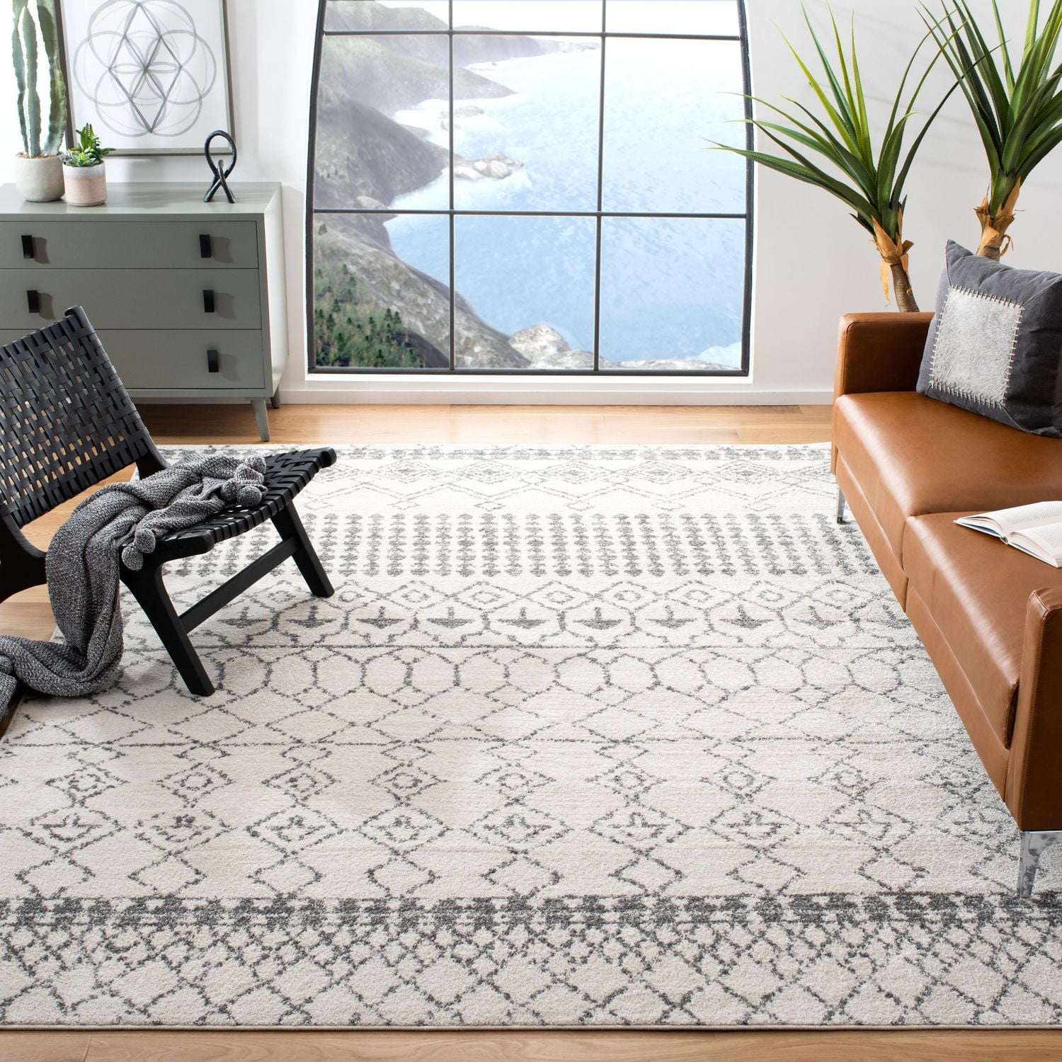 SAFAVIEH Tulum Coriander Tapis Géométrique