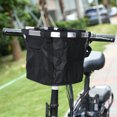 thumbnail image 1 of Bicicleta Bolsa de transporte para manillar Ndcxsfigh de bicicletacesta de aleación de aluminio delantera para MTB (negro), 1 of 8