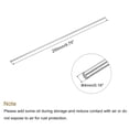 thumbnail image 2 of Uxcell Round Steel Rod, Lathe Bar Stock Tool, for Shaft Gear,DIY Craft,4 x 250mm, 2 of 4
