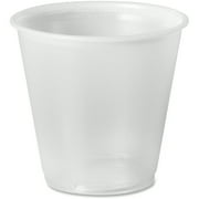 Solo, SCCP35APK, Cup 3.5 oz. Plastic Sampling Cups, 100 / Pack, Translucent, 3.50 fl oz