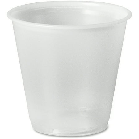 Solo, SCCP35APK, Cup 3.5 oz. Plastic Sampling Cups, 100 / Pack, Translucent, 3.50 fl oz