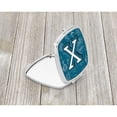 thumbnail image 2 of Letter X Sea Doodles Initial Alphabet Compact Mirror, 2 of 4
