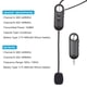 thumbnail image 5 of Micrófonos Auricular UHF Micrófono inalámbrico Juego de micrófono inalámbrico profesional Receptor de 6,35 mm para altavoz Amplificador de voz para enseñanza Formación Guía turístico Profesor Conferen Abody Micrófonos, 5 of 6