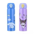 thumbnail image 4 of Sanrio-taza térmica de dibujos animados Kawaii Kuromi Cinnamoroll Melody, botella de agua deportiva portátil al aire libre, botella de acero inoxidable al vacío, 4 of 5