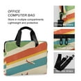 thumbnail image 4 of FORMRS 16" Laptop Bag Carrying Sleeve Case with Handle Travel Shoulder Briefcase, Colorful Plane, 4 of 8
