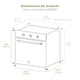 thumbnail image 5 of Combo Parrilla de Gas AVERA 4 Quemadores Y Horno Empotrable 60 cm VT4HE01NAT/Gas Natural y Gas LP/Acero Inoxidable, 5 of 6