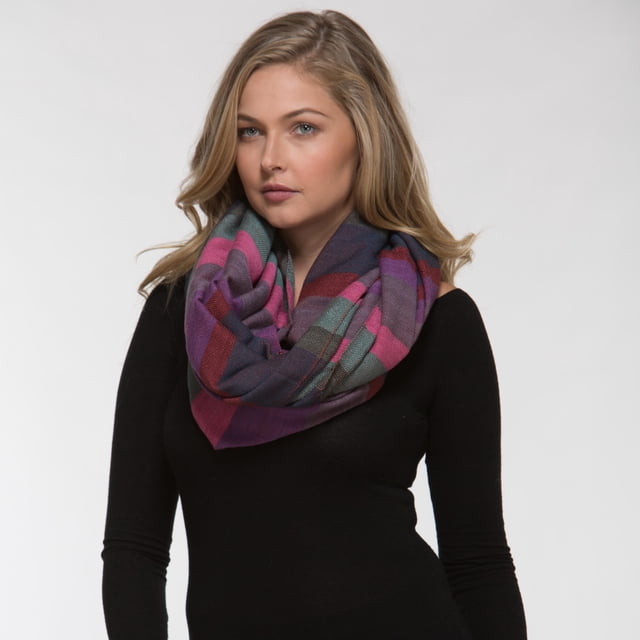 Foulard Géant Khuhle Infinity les Classiques Bleuet