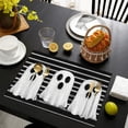 thumbnail image 7 of Cute Ghost Happy Halloween Placemats Set of 4 Farmhouse Spooky Halloween Place Mat Washable Anti-Skid Dining Table Mats for Halloween Dining Table Accessories, 7 of 7