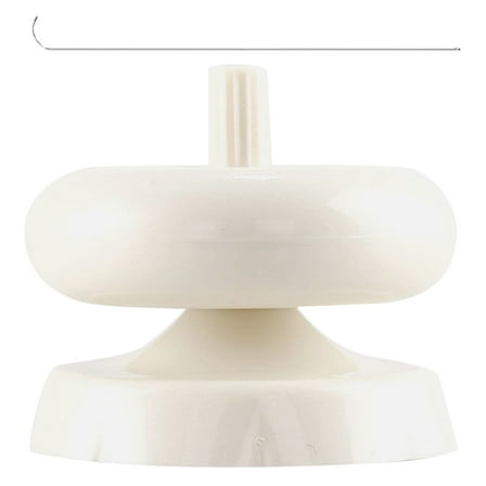 1 Set Practical Diy Beading Bowl Plastic Beading Spinner Bowl With Needle