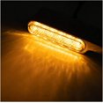 thumbnail image 1 of Mini luz de señal de giro para motocicleta, lámpara intermitente con indicador intermitente de flujo LED para motocicleta, scooter, cafetería, carrera (negro-un par) ZefeiWu 8390611258320, 1 of 1