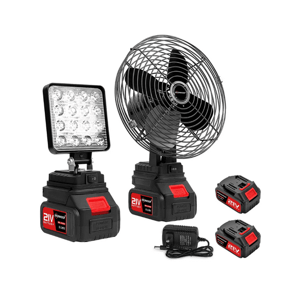 Xtellar Ventilador Portátil Inalámbrico Ventiladores Piso Recargable