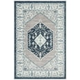 thumbnail image 2 of SAFAVIEH Madison Jerrie Traditional Area Rug, Navy/Grey, 3' x 5', 2 of 7