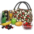thumbnail image 3 of Honeii Red Fruit Print Cooler Bag Insulated, Large Leakproof Soft Sided Portable Cooler Bag,Lunch Box Lunch Bag, 3 of 6