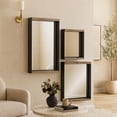 thumbnail image 2 of DecMode 24", 28", 32"H Beige Wall Mirror, Set of 3, 2 of 8