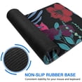 thumbnail image 4 of Cute Garden Flowers Mouse Mat - Soft Touch, Non-Slip Rubber Base for Stability, Easy Slide, Splash Resistant Surface, Uniquely Designed, Portable, Ideal for Any Computer, 31.5x11.8 Inch, 4 of 7