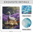 thumbnail image 3 of Diamond Art Kit for Adults, Ducklings Pond Lilies Blooming Spring Diamond Painting for Adults Beginners, 5D DIY Diamond Art Painting Kits, Colorful Diamond Painting Craft for Home Decor 12x16, 3 of 7