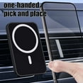 thumbnail image 4 of Magnetic Car Phone Mount with 15W Wireless Fast Charging, 360 Degree Rotating Holder for Safe Driving, Universal Phone Charger and Holder(Black), 4 of 6