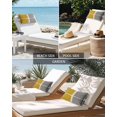 thumbnail image 6 of Pack of 4 Outdoor Lumbar Pillow Covers 11x16 Inch, Yellow Waterproof Throw Pillow Covers Set, Modern Painting Farmhouse Striped Abstract Art Decorative Cushion Cases for Patio Porch Car, 6 of 7
