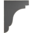 thumbnail image 3 of 5 1/4"W x 8 1/2"D x 11"H Bedford Wood Vintage Decor Bracket, Black, 3 of 6