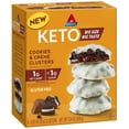 thumbnail image 3 of Atkins Keto Treats, Cookies & Crème Clusters, Gluten Free, High Fiber, Low Carb, Keto Friendly, 8 Count, 3 of 9
