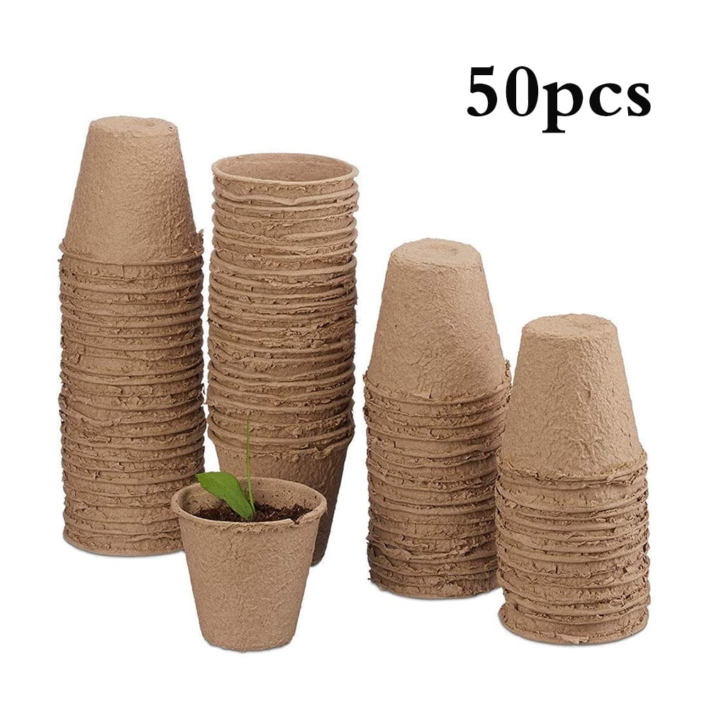 Paper Pulp Seedling Cup Nursery Pots Biodegradable Flowerpot Garden