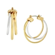 Robert Lee Morris Soho Multi Row Hoop Earrings, 1.1" Length