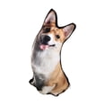 thumbnail image 1 of Almohada de felpa de imitación para niños, juguetes de acompañamiento, muñecos de peluche bonitos, animales, almohada, muñeco abrazable para sofá, Corgi, 1 of 8
