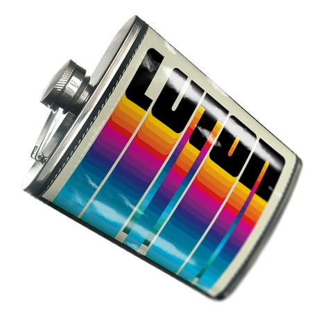 

NEONBLOND Flask Retro Cites States Countries Luton