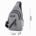 thumbnail image 3 of Crossbody Bag Lightweight Waterproof with Adjustable Strap,for Men Women,for Daily Travel Outdoor Sports, 3 of 4