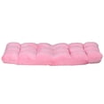 thumbnail image 6 of ZENY 14-Level Adjustable Folding Floor Chair, Reclining Lazy Sofa Chair with Padded Cushion, Gaming Lounge Chair for Living Room, Bedroom and Reading, Pink, 6 of 8