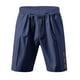 thumbnail image 5 of pstuiky Pantalones cortos cargo para hombre, Pantalones cortos de lino con cintura elástica y botones de color liso para hombre, versátiles y a la moda. Pantalones cortos de baloncesto, 5 of 9