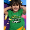 thumbnail image 4 of Cowabunga Its My Birthday Shirt TMNT Mutant Ninja for Boys Youth Kids T-Shirt Small Green, 4 of 4