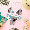 thumbnail image 6 of Corgi Dog Women's Bikini Set with Detachable Sponge and Adjustable Strap, Two-Pack, Ideal for Beach and Pool, One-Piece Swimsuits Swimwear Swimsuits, 6 of 6