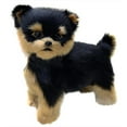 thumbnail image 2 of Gallickan Cute Dog Plush Toy, Realistic Soft Dog Stuffed Animal Plushies, 9" Cute Sensory Fidget Stuffed Animals for Kids Boys Girls Age 3+, Black, 2 of 9