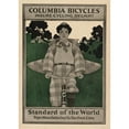 thumbnail image 2 of Maxfield Parrish 18x24 Black Ornate Framed Double Matted Museum Art Print Titled: Columbia Bicycles Insure Cycling Delight (ca. 1890-1920), 2 of 5
