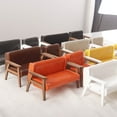 thumbnail image 3 of Yokua Miniature Leather Sofa Chair Dollhouses Furniture Living Room Decoration, 3 of 20