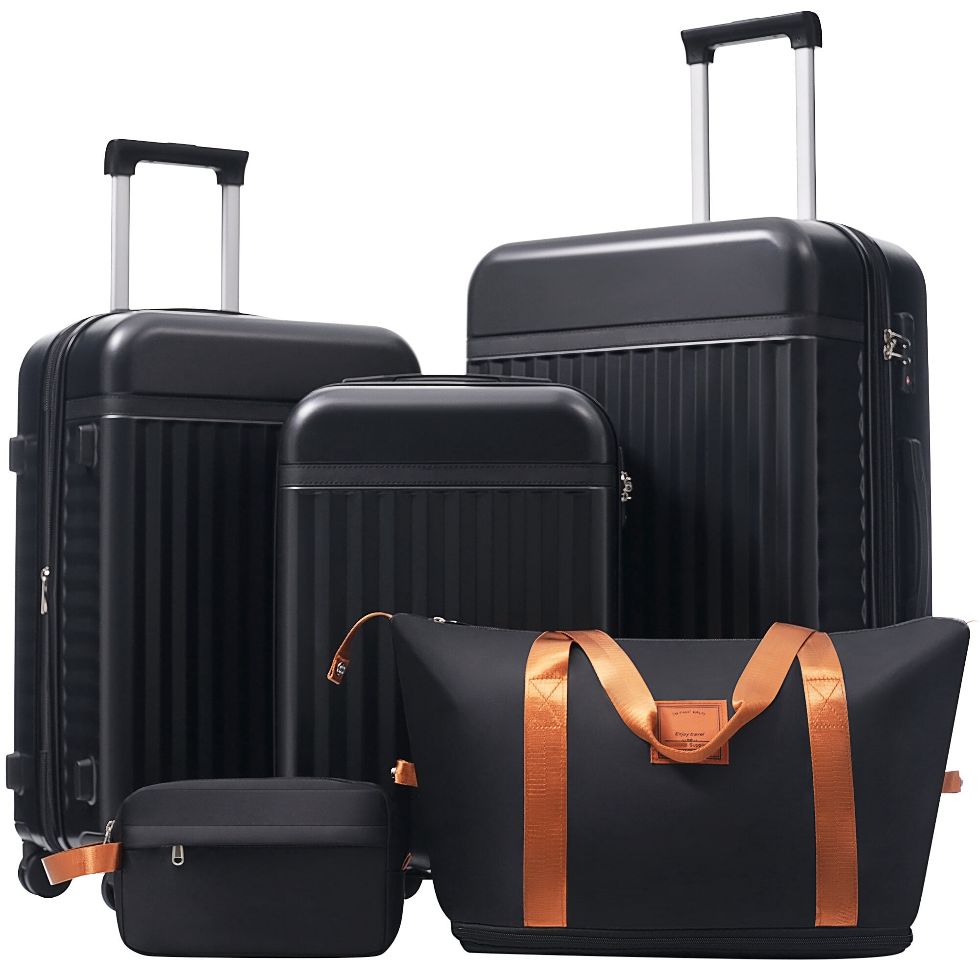 Betsey Johnson Designer 30 inch Checked Luggage - Durable
