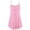 Pink, variant on Women's Summer Button V Neck Pleated Spaghetti Strap Camisole Tank Tops