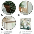 thumbnail image 3 of Designart "Gentle Watercolor of Bath Laundry II" Bath & Laundry Metal Art Living Room, 3 of 5