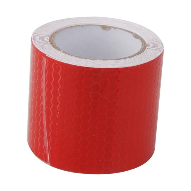 S SERENABLE Bande Réfléchissante Autocollante Rouge Brillant 3M 2 Pouces Large