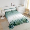 thumbnail image 4 of Erosebridal Tree Eucalyptus Leaves Bedding King Comforter Set,Tree Branches Bedding Sets King with Comforter,Botanical Decor,Reversible,Breathable,3-Piece, 4 of 7