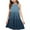 Navy, variant on ZACPNCV Girls' Sleeveless Gradient Dress Summer Casual Sundress Skater Swing Twirly Halter Dress Black 11-12 Years