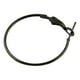 thumbnail image 3 of 20 cuentas de 1 pulgada de bucle para hacer joyas, aros grandes dorados y plateados. Negro metalizado, 3 of 9