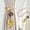 Yellow, variant on Pumpkin Curtain Tie Backs, with Adjustable Design,Drapery Ties, Curtain Tie Backs, Rustic and Farmhouse Style, for Thanksgiving, Fall, Holiday, Window, Shower, Bathroom