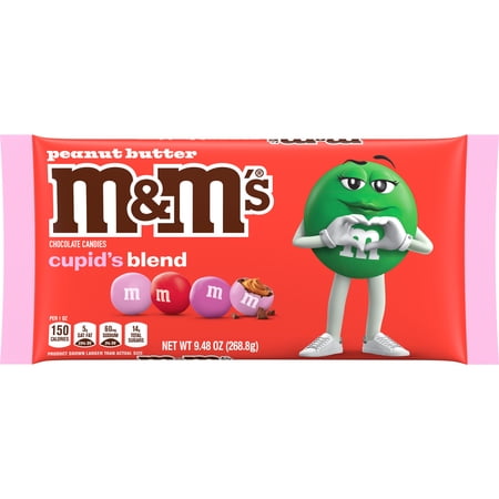 M&M'S Peanut Butter Milk Chocolate Cupid's Blend Valentine's Day Candy - 9.48 oz Bag